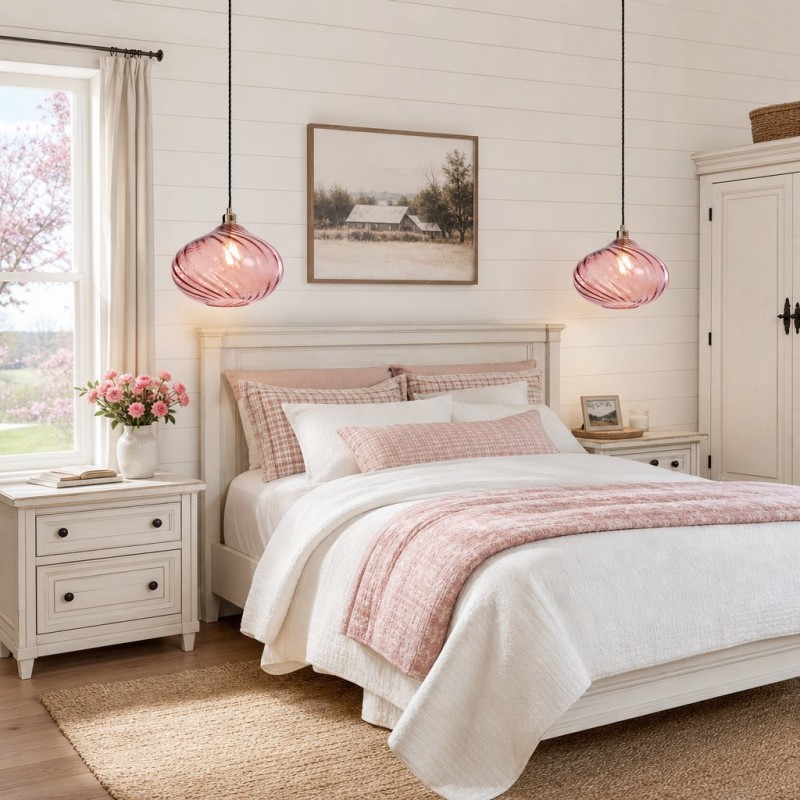 Lunaris Modern Globe Glass Pendant Light