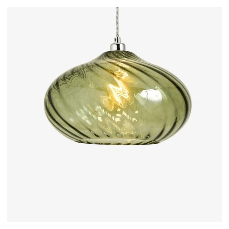 Lunaris Modern Globe Glass Pendant Light