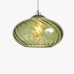 Lunaris Modern Globe Glass Pendant Light