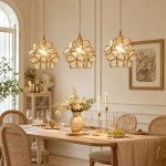 Viviana Glass Petal Pendant Lights