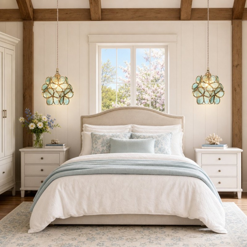 Viviana Glass Petal Pendant Lights