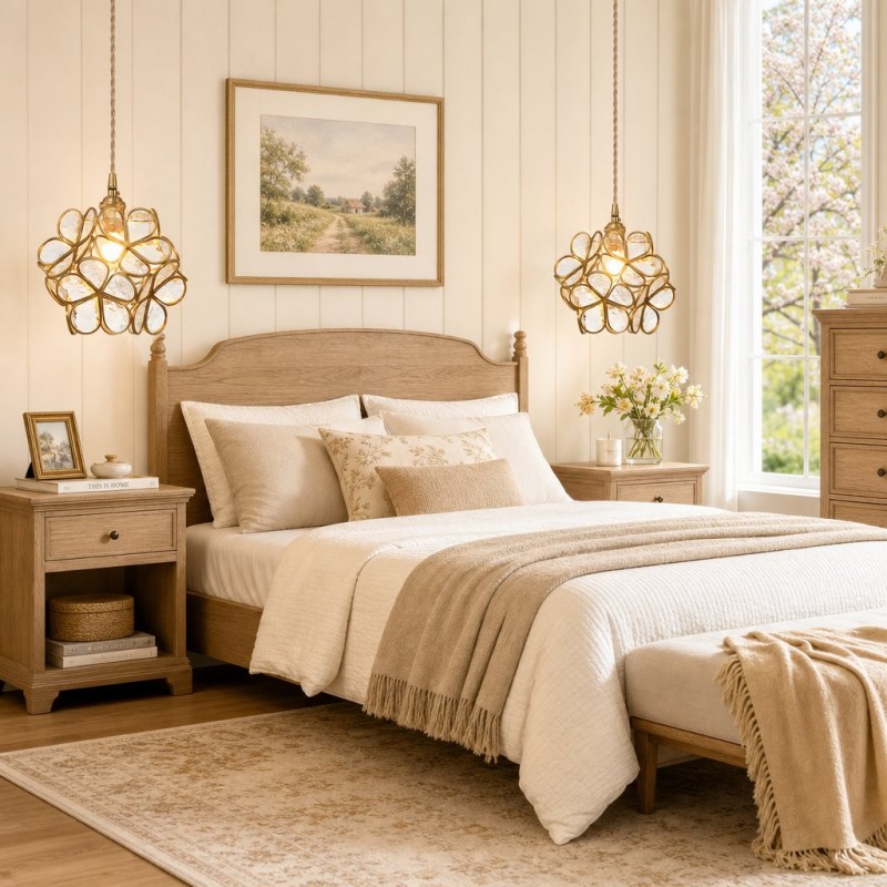 Viviana Glass Petal Pendant Lights