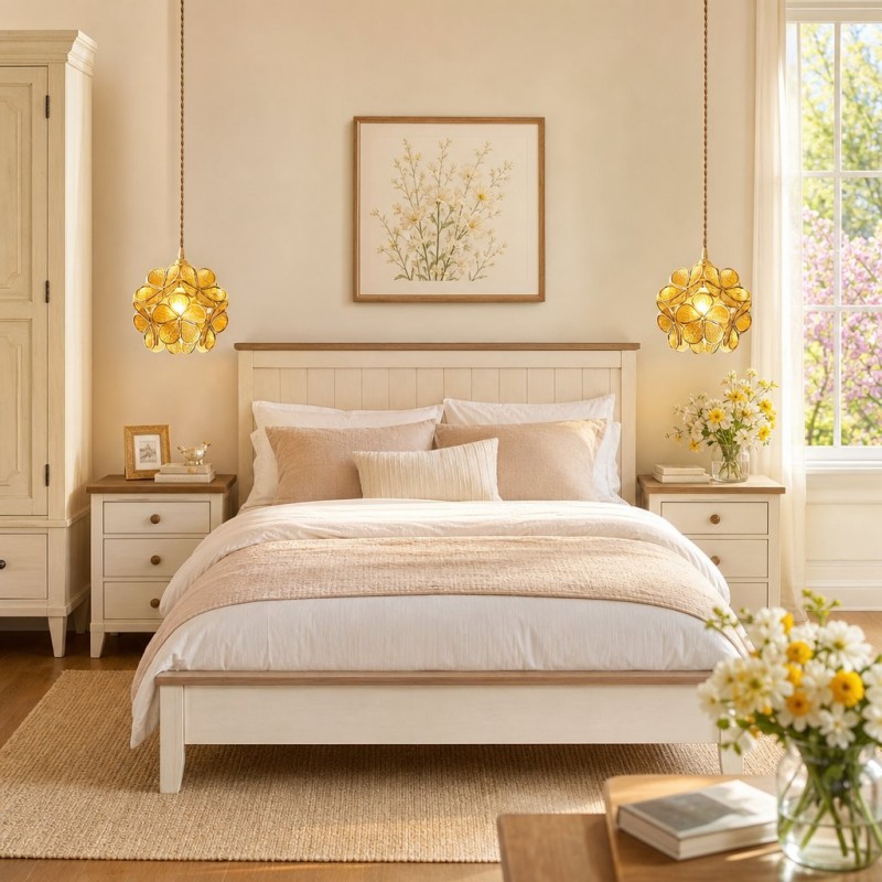 Viviana Glass Petal Pendant Lights