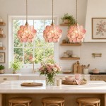Viviana Glass Petal Pendant Lights