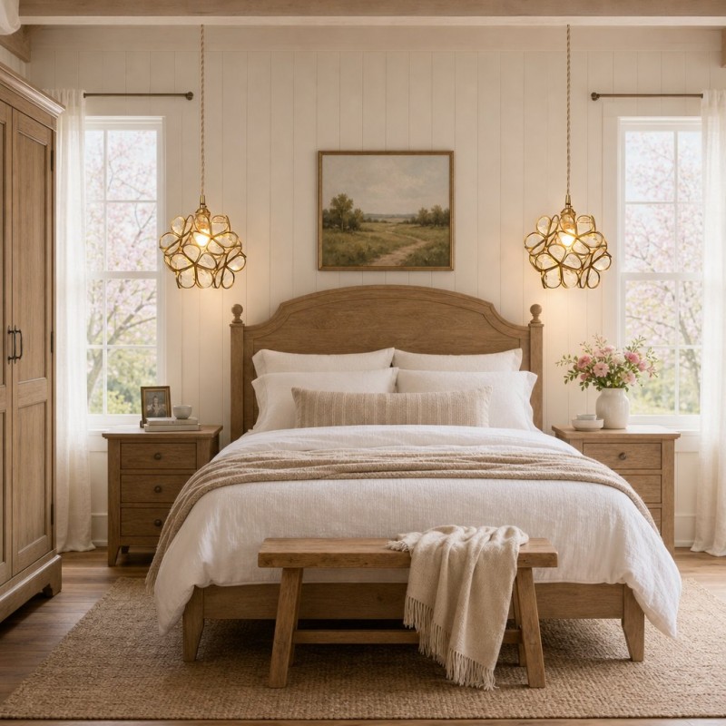 Viviana Glass Petal Pendant Lights