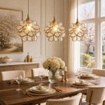 Viviana Glass Petal Pendant Lights