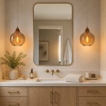 Zyren Modern Art Amber Glass Pendant Light
