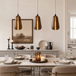 Zyren Modern Art Amber Glass Pendant Light