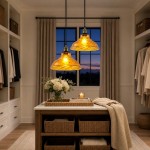 Benjin Modern Colorful Trumpet Glass Pendant Light