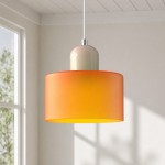 Liliana Retro Hibiscus Flower Glass Shade Pendant Light