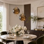 Atria Luxury Led Geometric Globe Sprinkle Pendant Light