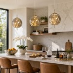 Atria Luxury Led Geometric Globe Sprinkle Pendant Light