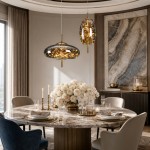 Atria Luxury Led Geometric Globe Sprinkle Pendant Light