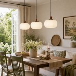 Aetheryn Nordic Ribbed Glass Pendant Lamp