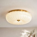 Lunavel Modern Ceramic Mount Ceiling Light Fixture