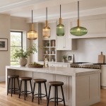 Zarek Lantern Shape Vertical Striped Stained Glass Pendant Light