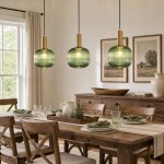 Zarek Lantern Shape Vertical Striped Stained Glass Pendant Light