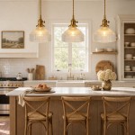 Zyrion Retro Ribbed Clear Glass Pendant Light
