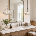 Neville Modern Water Ripples Glass Pendant Light