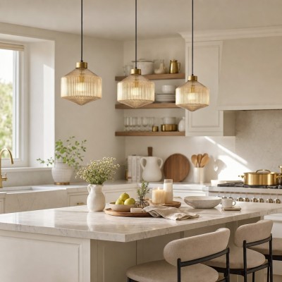 Bullard Modern Diamond Glass Pendant Light