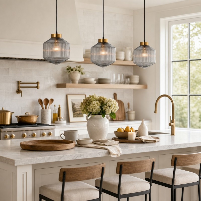 Bullard Modern Diamond Glass Pendant Light