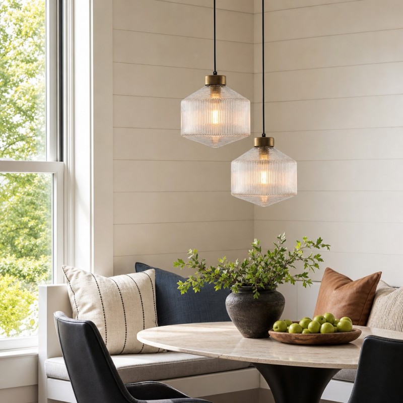 Bullard Modern Diamond Glass Pendant Light