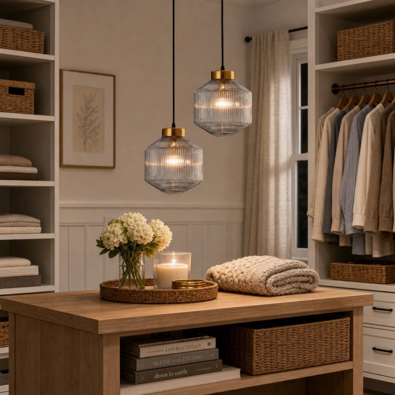 Bullard Modern Diamond Glass Pendant Light