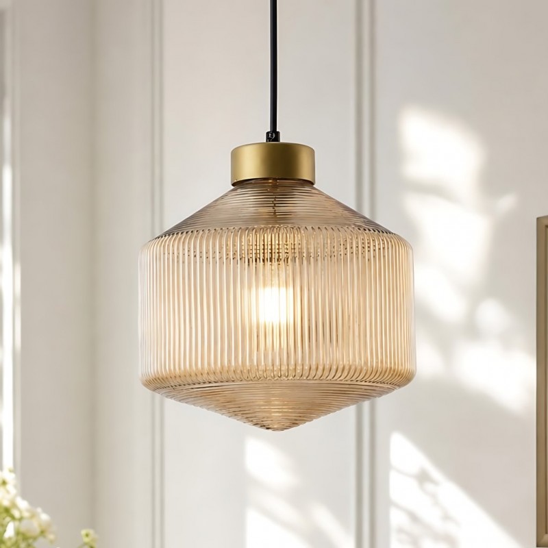 Bullard Modern Diamond Glass Pendant Light