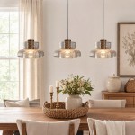 Arloen Modern Crackle Glass Pendant Light