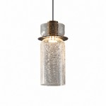 Arloen Modern Crackle Glass Pendant Light
