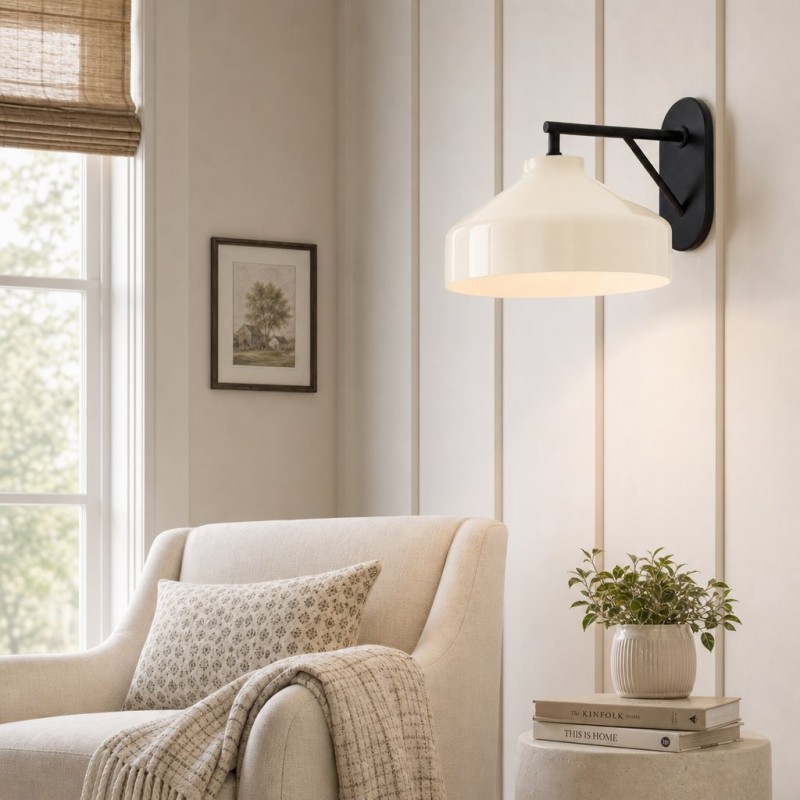 Drilon Nordic Minimalist Morandi Matte Metal Wall Sconce