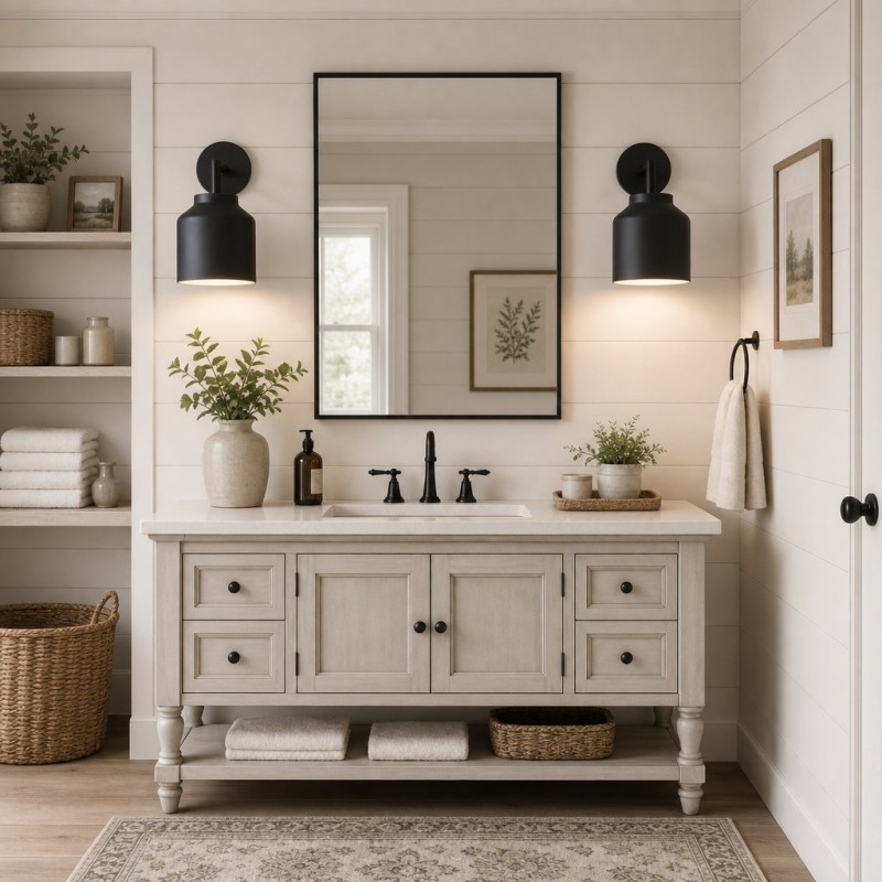 Drilon Nordic Minimalist Morandi Matte Metal Wall Sconce