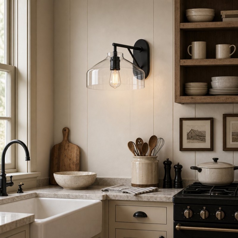 Drilon Nordic Minimalist Morandi Matte Metal Wall Sconce
