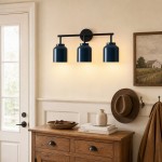 Navya Modern 3-Light Milk Glass Bathroom Sconce