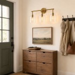Navya Modern 3-Light Milk Glass Bathroom Sconce