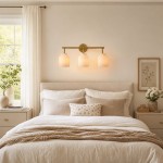 Navya Modern 3-Light Milk Glass Bathroom Sconce
