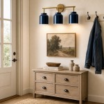 Navya Modern 3-Light Milk Glass Bathroom Sconce