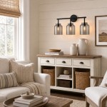 Navya Modern 3-Light Milk Glass Bathroom Sconce