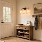 Navya Modern 3-Light Milk Glass Bathroom Sconce