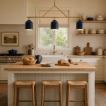Drilon Elegant Brass Cylinder Shade 3-Light Chandelier