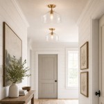 Drilon Nordic Morandi Metal Flush Mount Ceiling Light