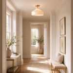 Drilon Nordic Morandi Metal Flush Mount Ceiling Light
