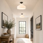 Drilon Nordic Morandi Metal Flush Mount Ceiling Light