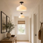 Drilon Nordic Morandi Metal Flush Mount Ceiling Light
