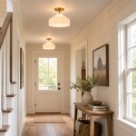 Drilon Nordic Morandi Metal Flush Mount Ceiling Light