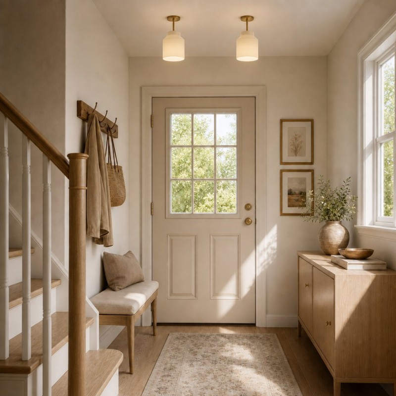 Drilon Minimalist Morandi Flush Mount Ceiling Light