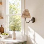 Fenwick Vintage Pleated Pattern Fabric Shade Wall Sconce