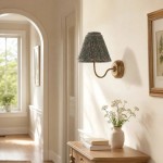 Fenwick Vintage Pleated Pattern Fabric Shade Wall Sconce