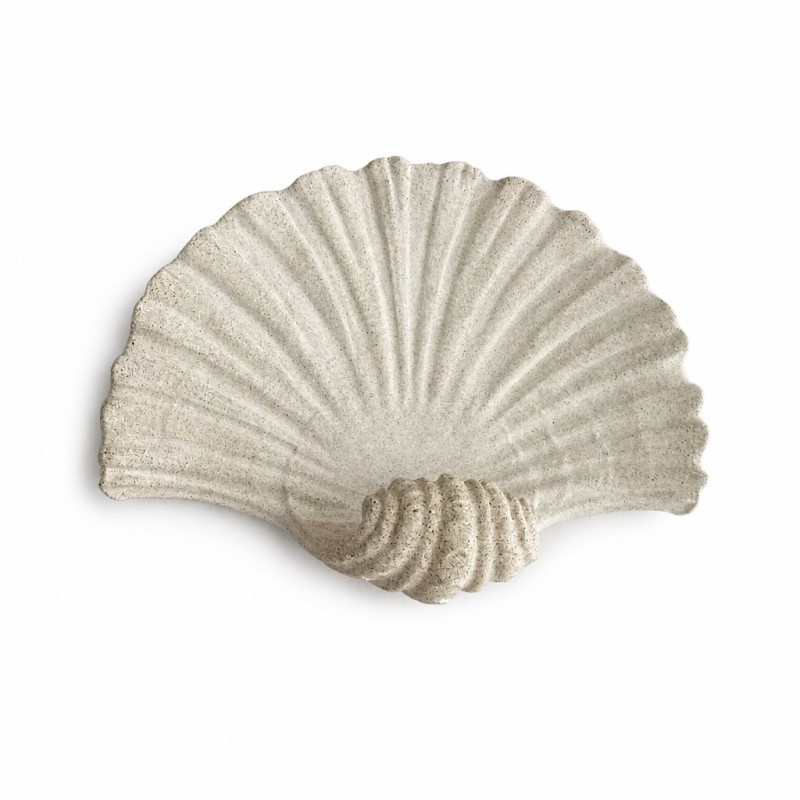Coralie Vintage Natural Sandstone Shell Wall Lamp