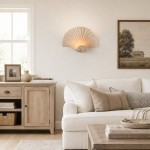 Coralie Vintage Natural Sandstone Shell Wall Lamp